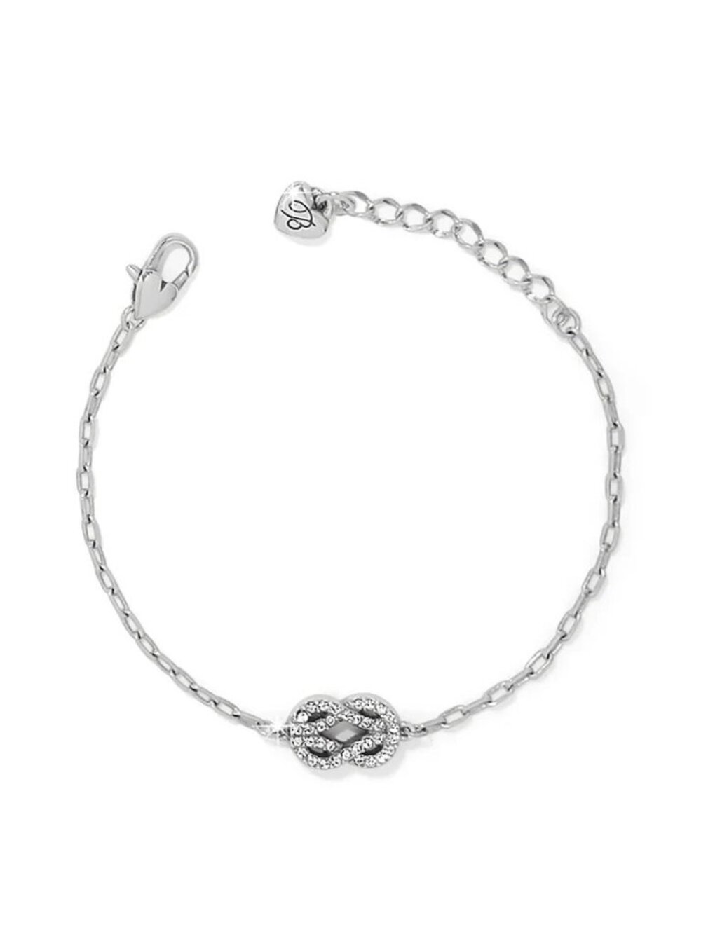 Brighton Interlok Harmony Luxe Petite Bracelet  $68 JF0359  silver/crystals